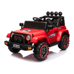 Carro Infantil Jipe Elétrico 12v - Vermelho (Dois Motores) com Controle Remoto