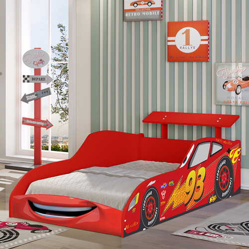 Jogo De Quarto Carro Azul Infantil Stock Car Bebe Solteiro Menino