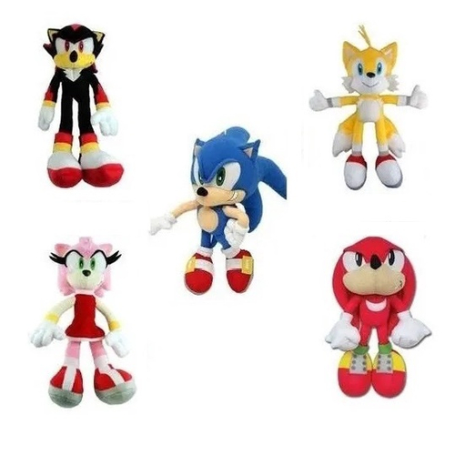 Boneco Sonic E Knucle Kit 02 Pelucia Turma Do Sonic em Promoção na  Americanas