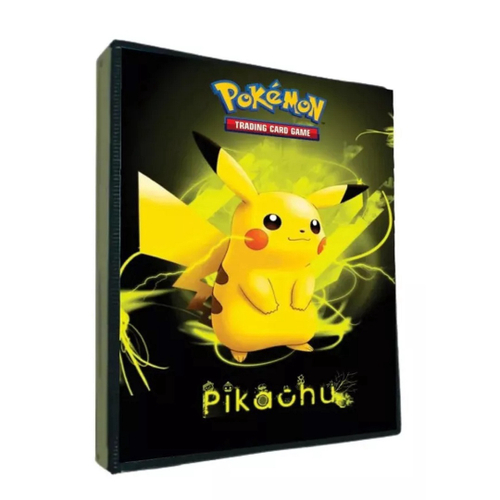 Fichário para guardar cartas-TEMA(Pikachu White)Pokemon-SEM folha em  Promoção na Americanas