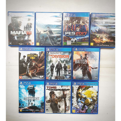 Jogos PS4 em Mídia Física