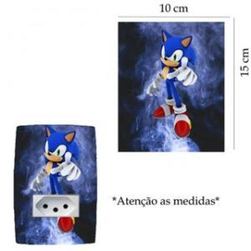 Adesivo de Parede Infantil Sonic Mod. 1