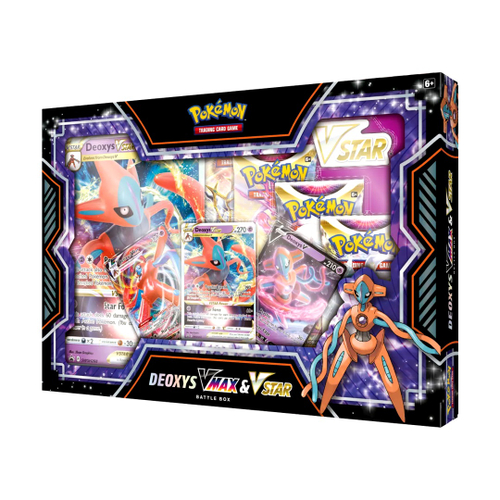 Box Pokemon Coleção de Batalha Deoxys Vmax e V-Astro Copag