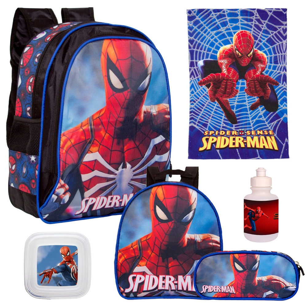 Mochila Escolar Juvenil Spider Man Desenho Herói Criança em Promoção na  Americanas