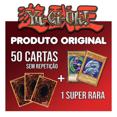 Cartas Pokémon Lote Pack 50 Cartas Sem repetir