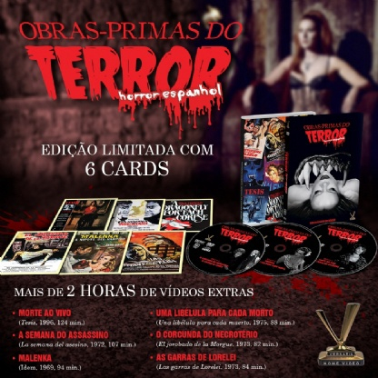 Obras-primas Do Terror: Horror Francês - Edição Limitada Com 6 Cards (caixa  Com 3 Dvds) - Carrefour