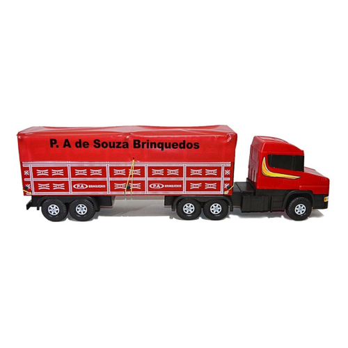 CARRETA CAMINHÃO DE BRINQUEDO GRANDE GIGANTE 90 CM ARTICULAD - Sul