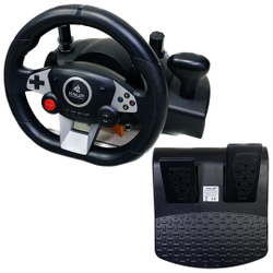 Volante Gamer Compatível Com Ps4 Xbox One Pc Switch Android Ps3 Xbox360 Com Pedais Câmbio E Vibração é boa?
