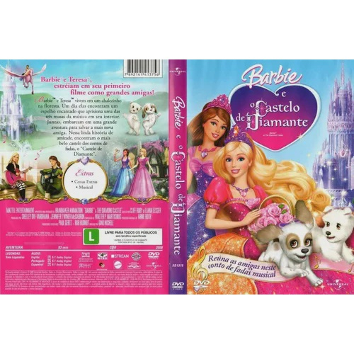 Bolo Barbie Castelo de Diamantes