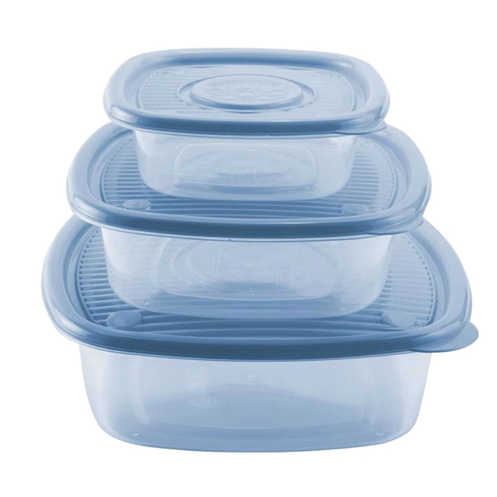 Kit Pote Plastico Cozinha Marmita Lanche Bpa Free Plasutil No Shoptime