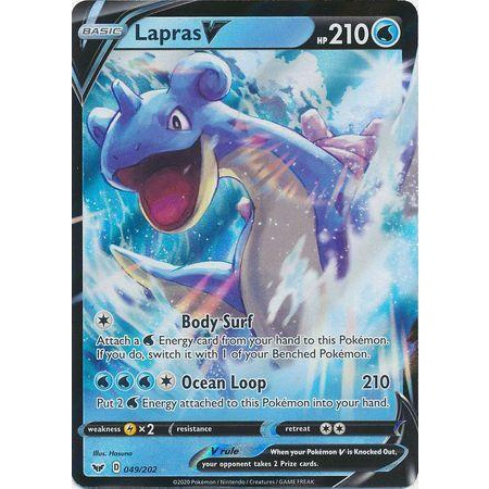 Original Carta Pokemon Lendaria ultra rara Lapras V em Promoção na  Americanas