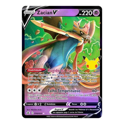 Original Carta Pokemon Lendaria ultra rara Lucario V em Promoção