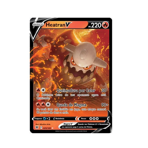 Original Carta Pokemon Lendaria ultra rara Volcanion V no Shoptime