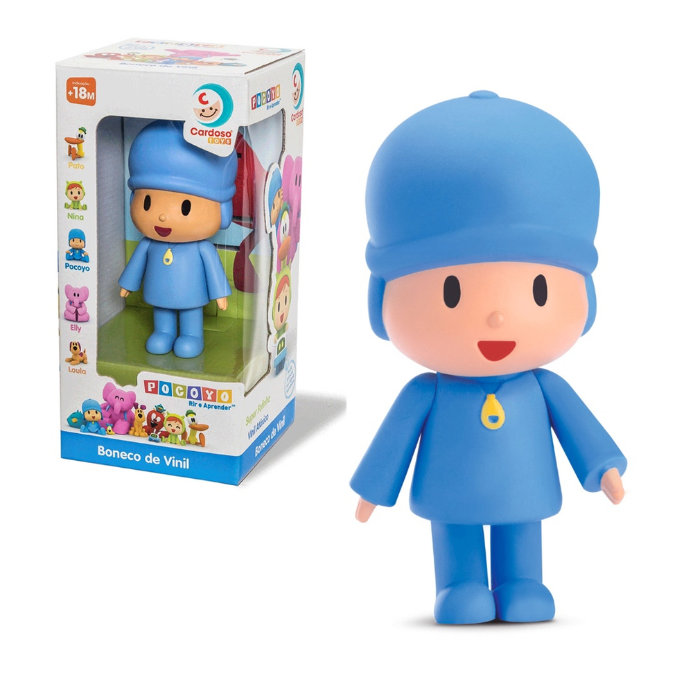 Turma Do Pocoyo Boneco De Vinil Pocoyo Oficial Cardoso Toys No Shoptime