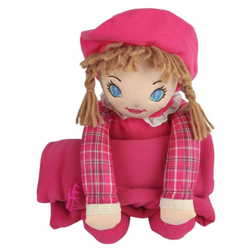 Boneca de Pano Nina com Roupa tema Menina e o Urso Rosa - Negra em Promoção  na Americanas