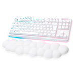 Teclado Gamer Sem Fio Logitech G715 Aurora Lightspeed rgb Mecânico Switch gx Red Linear Bluetooth Branco - 920-010706