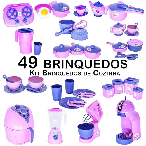 Kit De Cozinha Infantil Barbie Chef Princesa Cotiplás 7 Item em Promoção na  Americanas