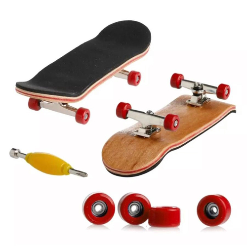 Skate De Dedo Tech Truck, Conjunto Com 5 Peças, Suporte De Liga De