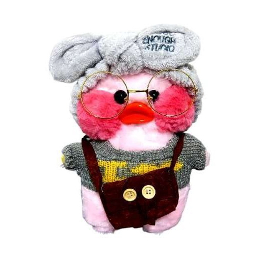 Pato de pelucia Lalafanfan Cafe Mimi 30cm Kawaii Tiktok