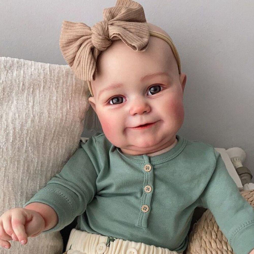 Bebê Reborn Maddie Loira Para Banho Cabelo Fio A Fio 60cm