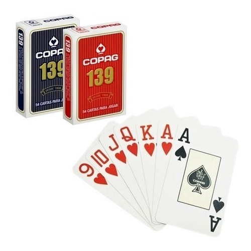 JOGO BARALHO COPAG GO DECK COM 55 CARTAS