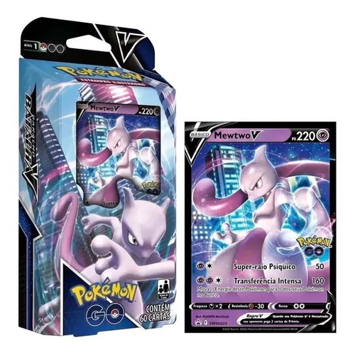 Kit Carta Pokémon Lendários Mewtwo E Mew Holograficos em Promoção na  Americanas