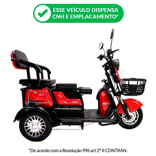 Triciclo eletrico importway drift 120w infantil e adulto bateria bwdte120w  extra, extra