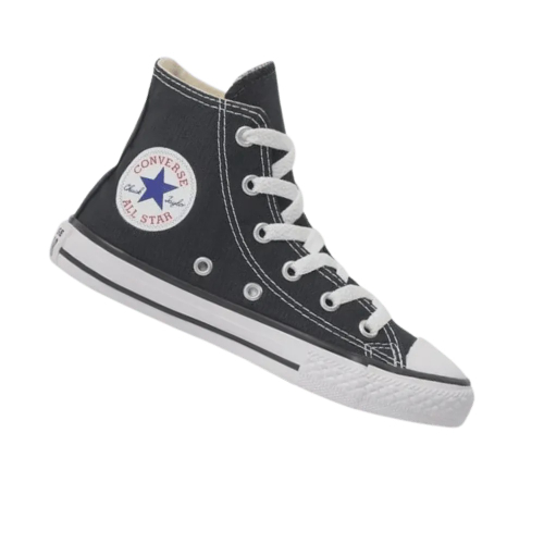 Tênis Converse Chuck Taylor All Star Cano Alto Preto Infantil em Promoção  na Americanas