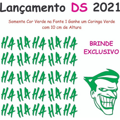 Adesivo Risada Do Coringa Hahahahahaha