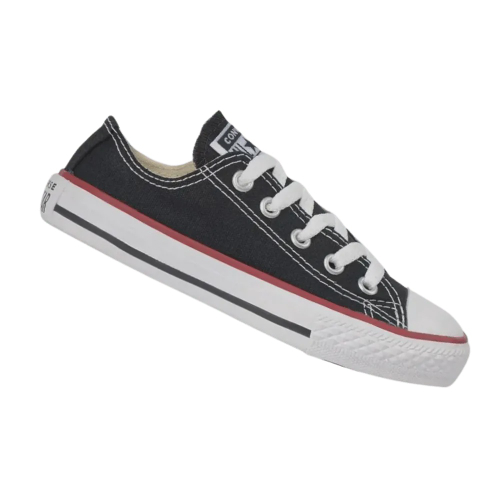 Tênis Converse Chuck Taylor All Star Infantil Preto Vermelho CK00020007 -  Menina Shoes