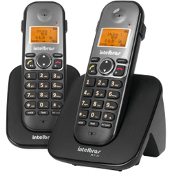 Telefone sem fio intelbras ts 5122 com 1 ramal adicional preto viva voz E identificador Menor preço em Telefone sem fio intelbras ts 5122 com 1 ramal adicional preto viva voz E identificador