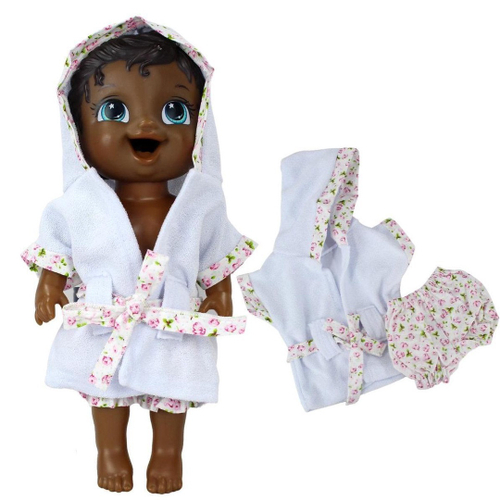 Kit Roupa Boneca Baby Alive - Roupao Banho Girl - Casinha 4 em Promoção na  Americanas