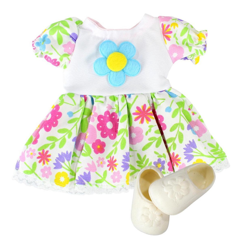 Vestido baby alive roupa de boneca baby alive Salmão flores