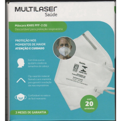 Máscara KN95 - 20 Unidade Multilaser Saúde Menor preço em Máscara KN95 - 20 Unidade Multilaser Saúde