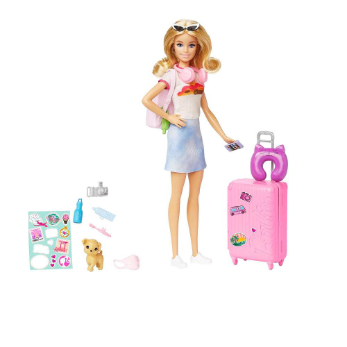 Boneca Barbie com Acessórios - Cabelo e Maquiagem - Malibu - Mattel na  Americanas Empresas