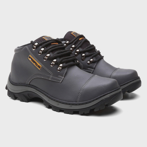 Bota caterpillar feminina cano curto