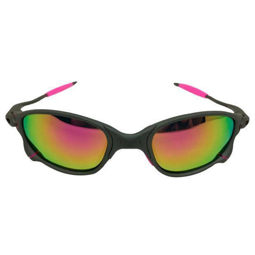 Óculos De Sol Juliet X-metal Lentes Prizm Rosa Transparente Borrachinhas  Rosa + Brinde