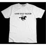 Camiseta Raglan Camp Half Blood / Acampamento Meio-Sangue / Percy Jackson -  Cor Laranja Manga Preta em Promoção na Americanas