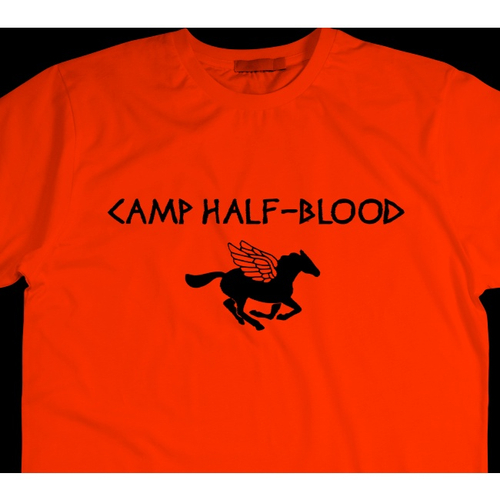 Camiseta Camp Half Blood Acampamento Meio-Sangue Percy Jackson Cor Laranja  no Shoptime