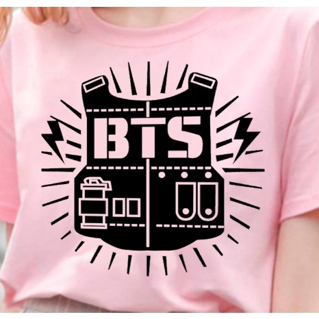 Blusa do bts store rosa