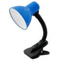 Abajur Com Clip De Mesa Luz Direcional Flexível Bivolt Azul