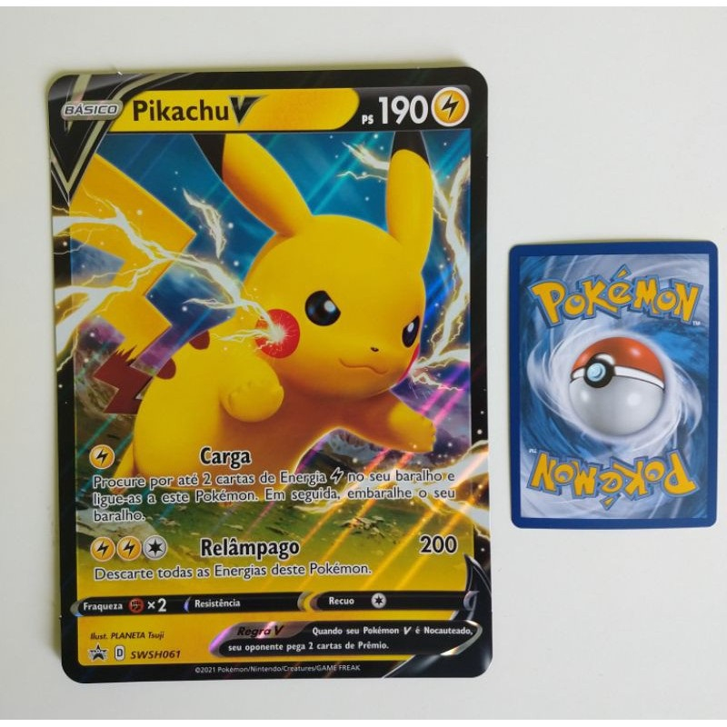 Box Coleção Pikachu V Cards Cartas Pokémon Original - Copag em Promoção na  Americanas