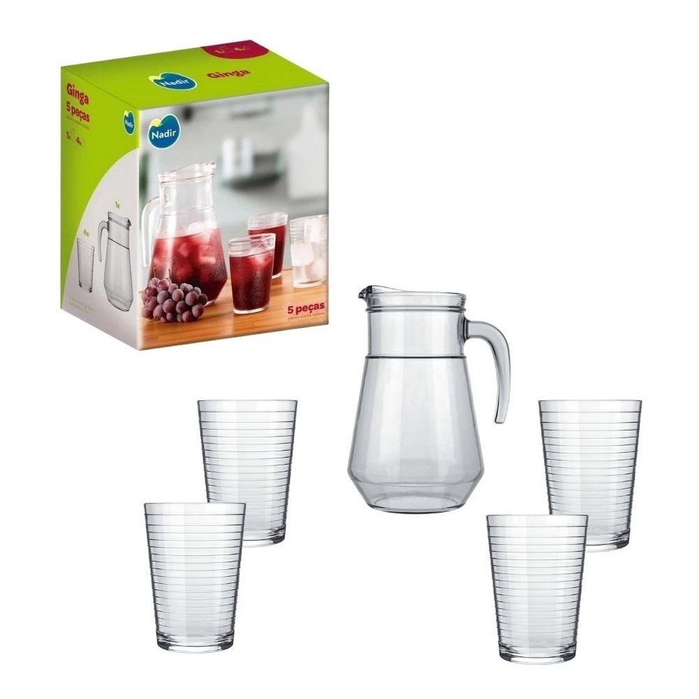 Conjunto de Copos 280ml Ginga 6 Peças - Nadir