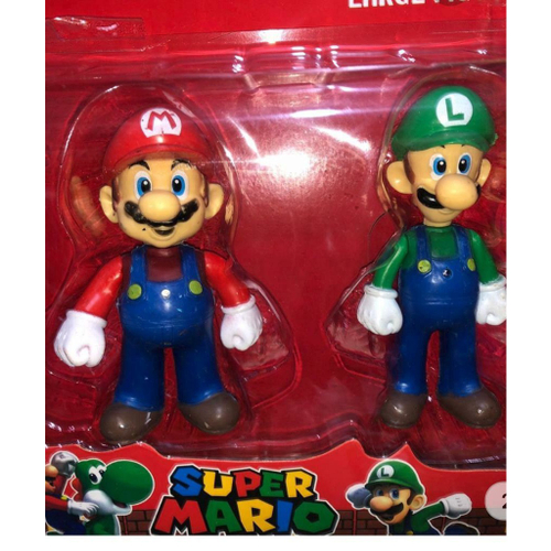 Kit C/5 Bonecos Super Mario Bros Game Brinquedos Crianças em Promoção na  Americanas