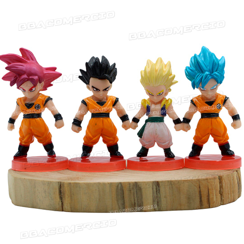 Bandai genuíno gashapon em estoque dragon ball super goku preto majin buu  figura de ação coleção modelo brinquedos presentes para crianças