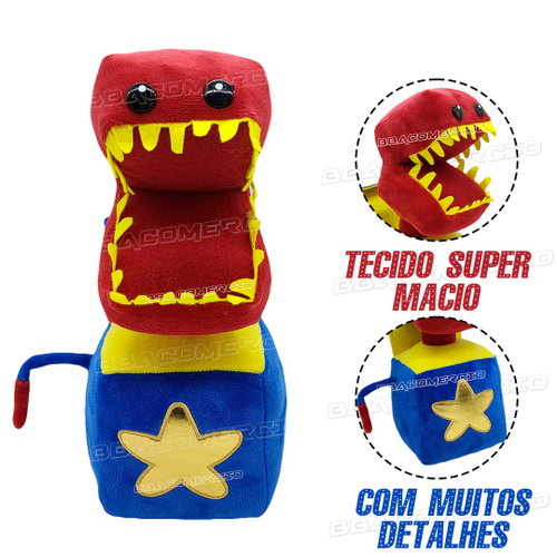 Huggy Wuggy Boneco Azul Pelucia Playtime Pop Time No Brasil