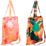 Bolsa sacola de Praia Solar + Bolsa de sacola de Praia Brisa - Coleção Tarde de Verão - Casa e Conforto
