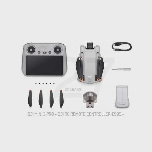 Drone dji Mini 3 Pro rc Controle Monitor no Shoptime