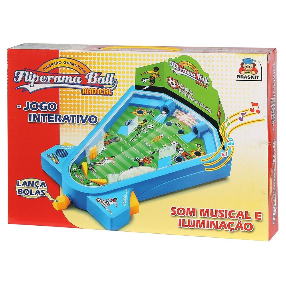 Brinquedo Jogo Infantil Fliperama Ball Com Musica - Braskit