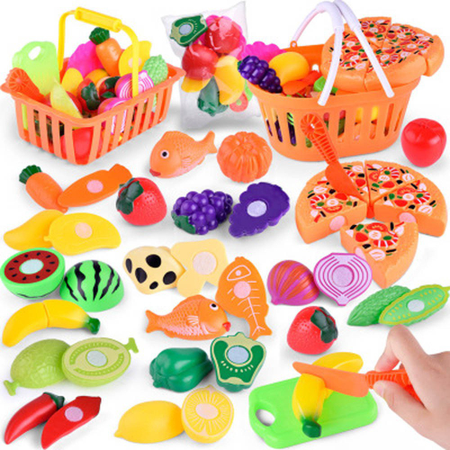 150 pçs corte jogo de brinquedo comida para crianças cozinha fingir frutas  & legumes acessórios brinquedo